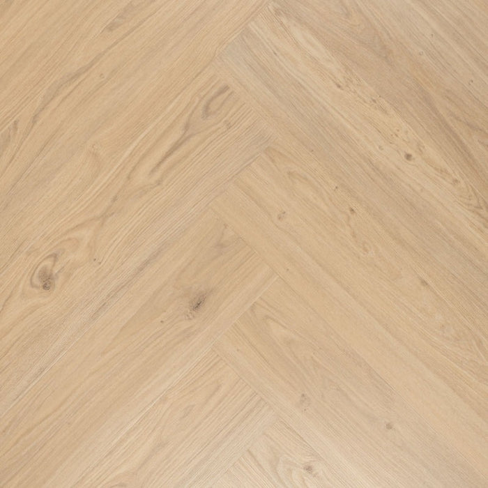 Douwes Dekker | Brede Visgraat Crème Brûlée | Click PVC Rigid