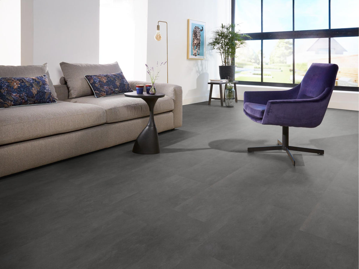 Ambiant Ceramo XL Anthracite | Tegel 80 x 40 Klik PVC