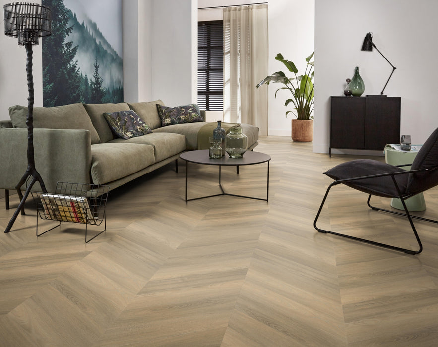 Ambiant Spigato Avanto Natural | Hongaarse punt | Plak PVC