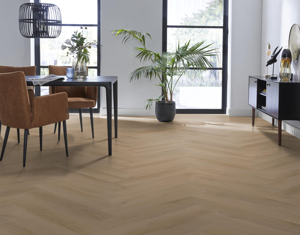 Ambiant Spigato Navaro Natural oak | Visgraat Klik PVC