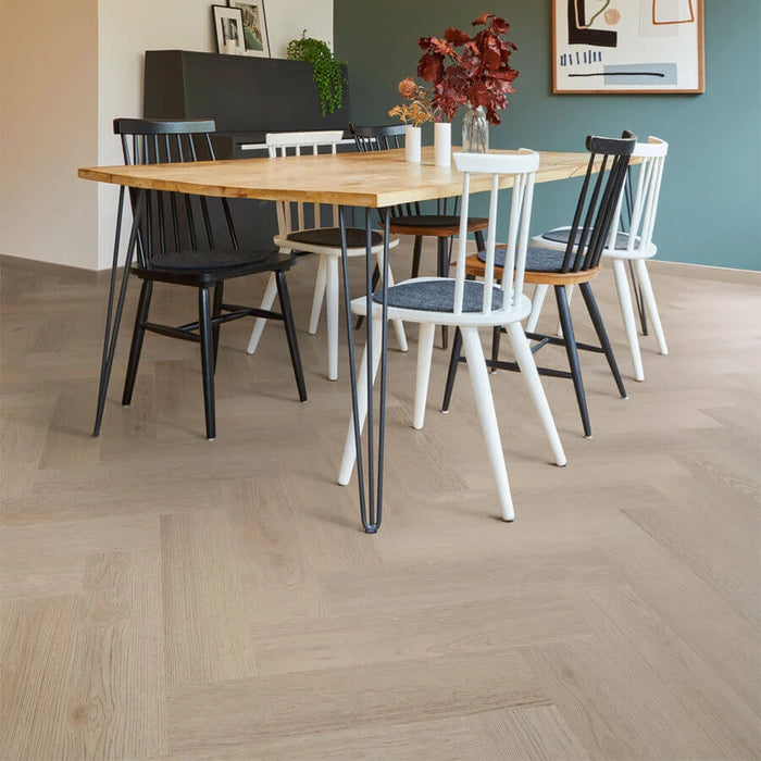 COREtec The Naturals Herringbone 2756 Aurora | Visgraat Click PVC