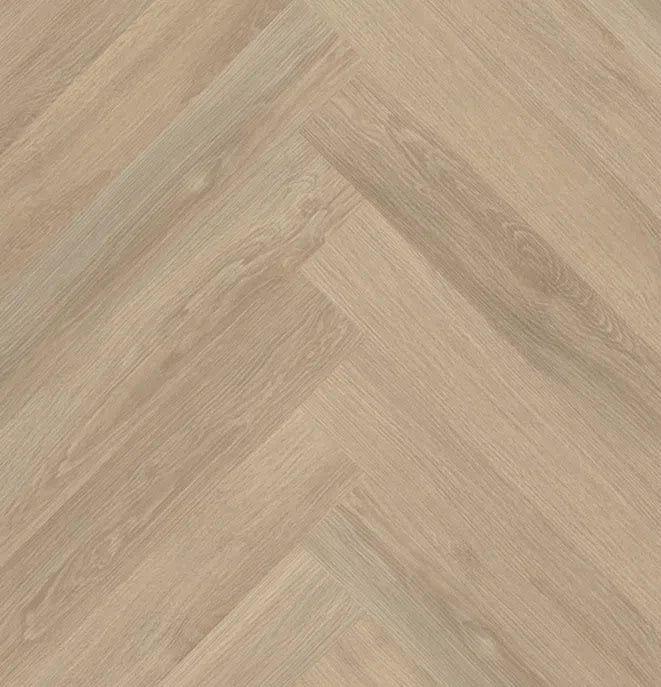 Staal van mFLOR Parva River Oak 41314 Po | Visgraat PVC | Dryback