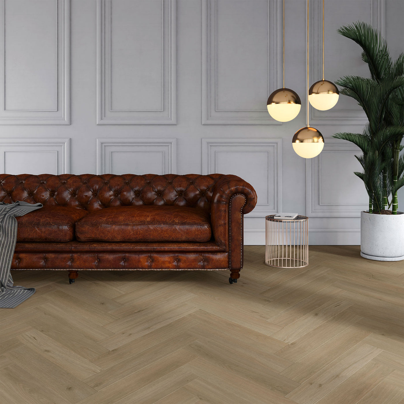 Vivafloors 7230 | Visgraat | Lijm PVC Dryback