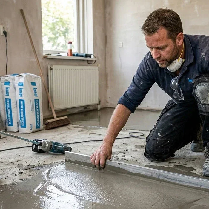 Zelf een vloer egaliseren (9 stappen)