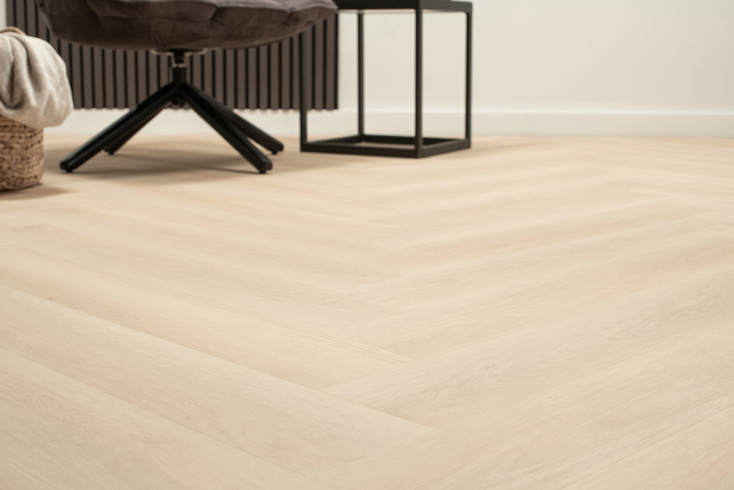 Floer Balein Beige - Walvisgraat Click PVC