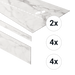 Otium PVC Traptreden Set voor 4 treden - Denali