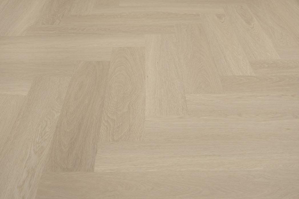 Floer Beige Eiken - Visgraat Click PVC