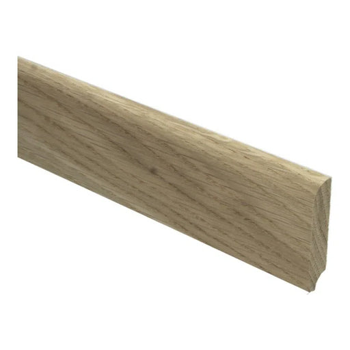 Franse houten plint 13x60 mm massief Eiken | Wit geolied