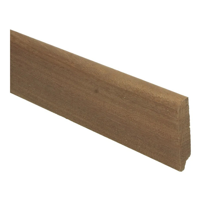 Franse houten plint 13x60 mm Afzelia onbewerkt