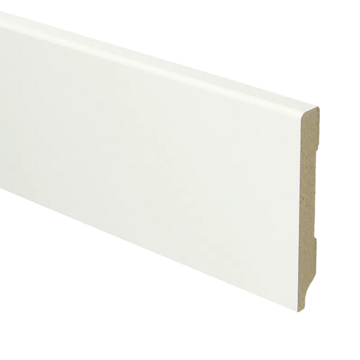 Moderne MDF plint | RAL 9016 Verkeerswit / 12 x 90 millimeter