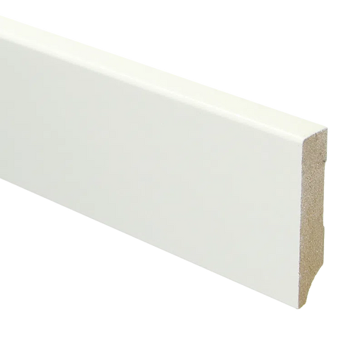 Moderne MDF plint | RAL 9016 Verkeerswit / 15 x 70 millimeter