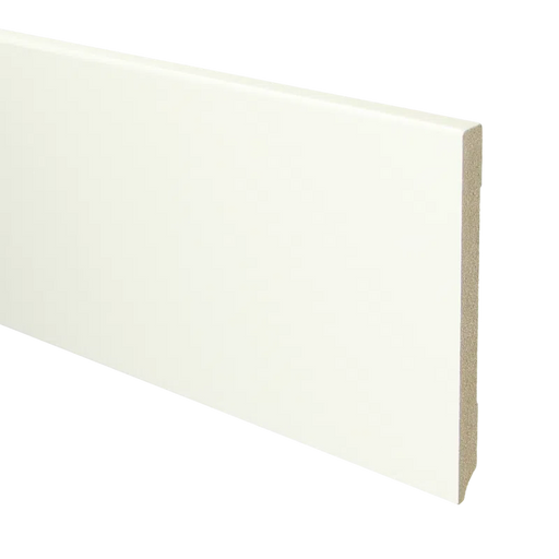 Moderne MDF plint | RAL 9016 Verkeerswit / 12 x 150 millimeter
