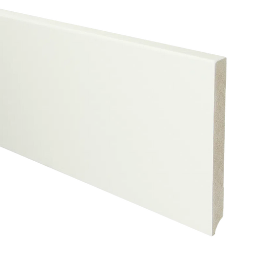 Moderne MDF plint | RAL 9016 Verkeerswit / 15 x 150 millimeter