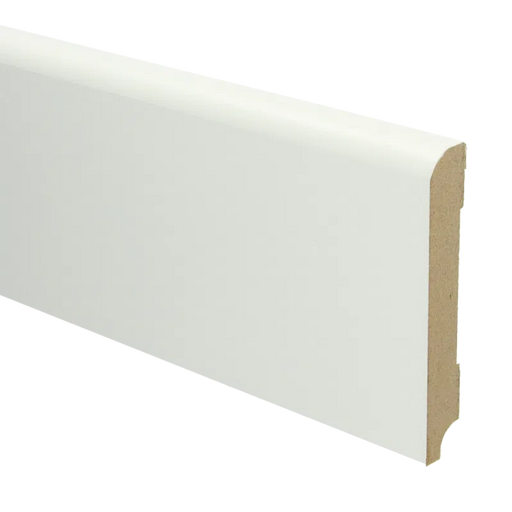 Koloniale MDF plint | RAL 9010 Gebroken wit | 18 x 120 millimeter