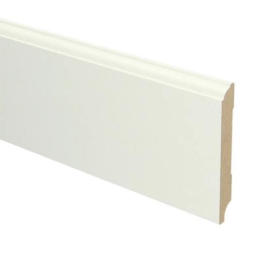 Kraalplint MDF | RAL 9010 Gebroken wit | 12 x 90 millimeter