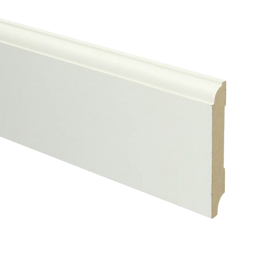 Kraalplint MDF | RAL 9010 Gebroken wit | 18 x 90 millimeter