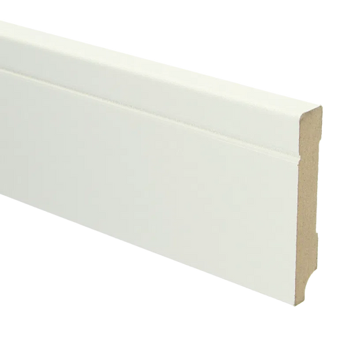 Luxe MDF plint | RAL 9010 Gebroken wit | 15 x 90 mm