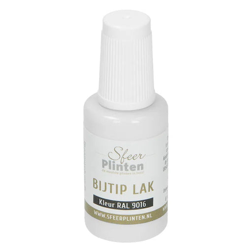 Plintenlak | Bijtip lak  - 20ml | RAL 9016 Verkeerswit