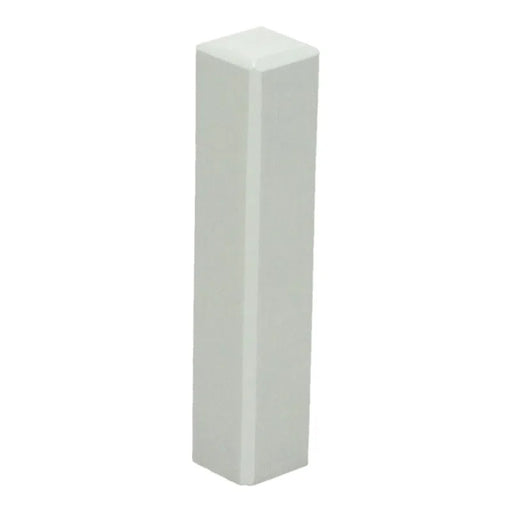Hoek- en eindstukken MDF Plinten | RAL 9010 Gebroken wit / 12 x 70 mm