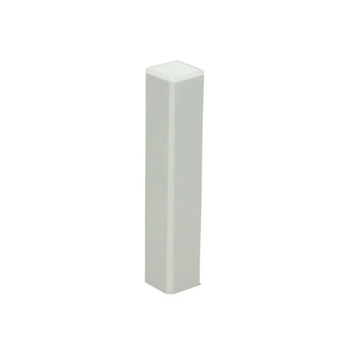 Hoek- en eindstukken MDF Plinten | RAL 9010 Gebroken wit / 15 x 90 mm