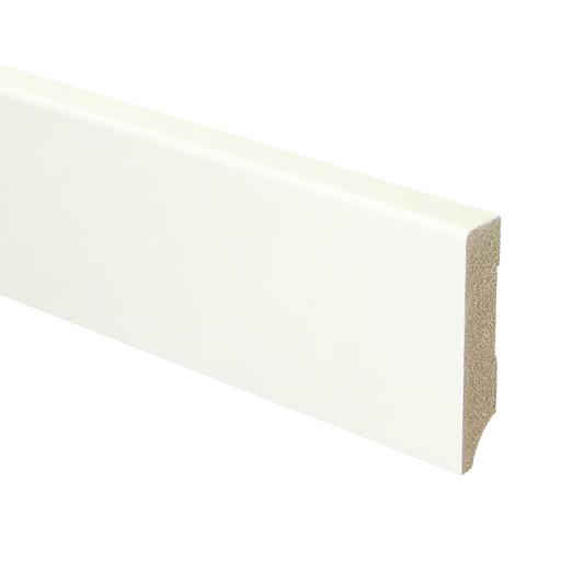 Moderne MDF plint | Witte grondverf / 15 x 70 millimeter
