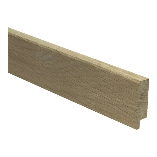 Rechte houten plint 15x54 massief Eiken | Onbehandeld