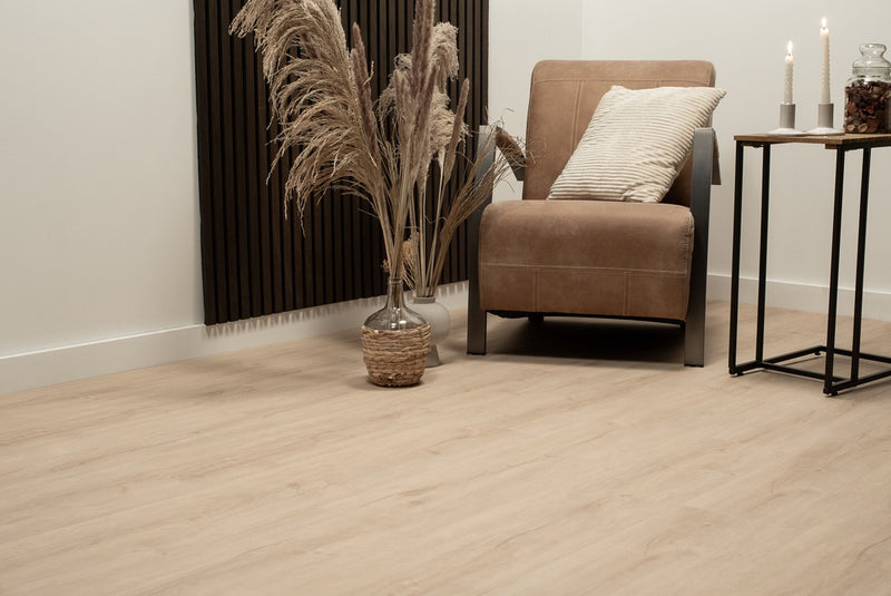 Staal van Floer Natuur Wateringen Wit - Dryback Plak PVC