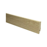 Rechte folieplint 70x14 Eiken Geborsteld