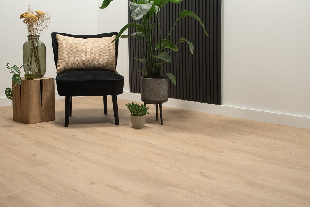 Floer Natuur Garda Grijsbeige - Click PVC