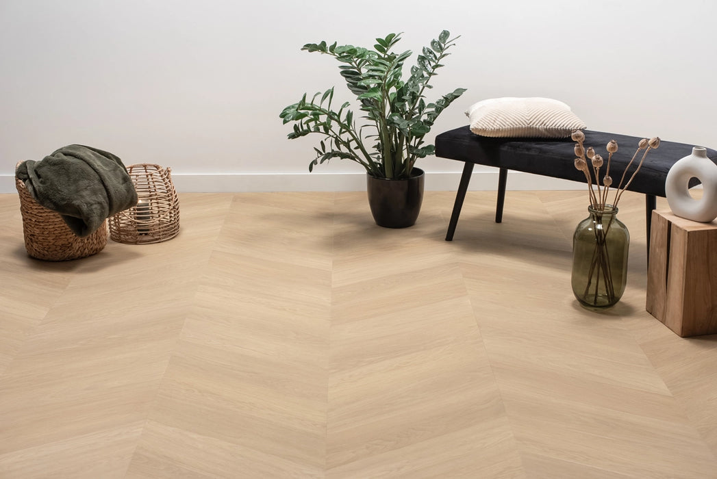 Floer Natuur Eiken - Hongaarse Punt PVC