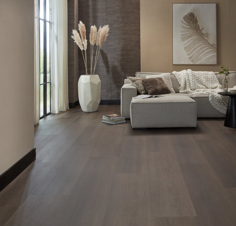 Staal van Floer Landhuis Donkere Eik - Click PVC
