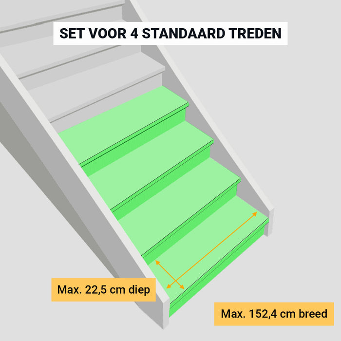 Otium PVC Trap Slabs - Set voor 4 treden