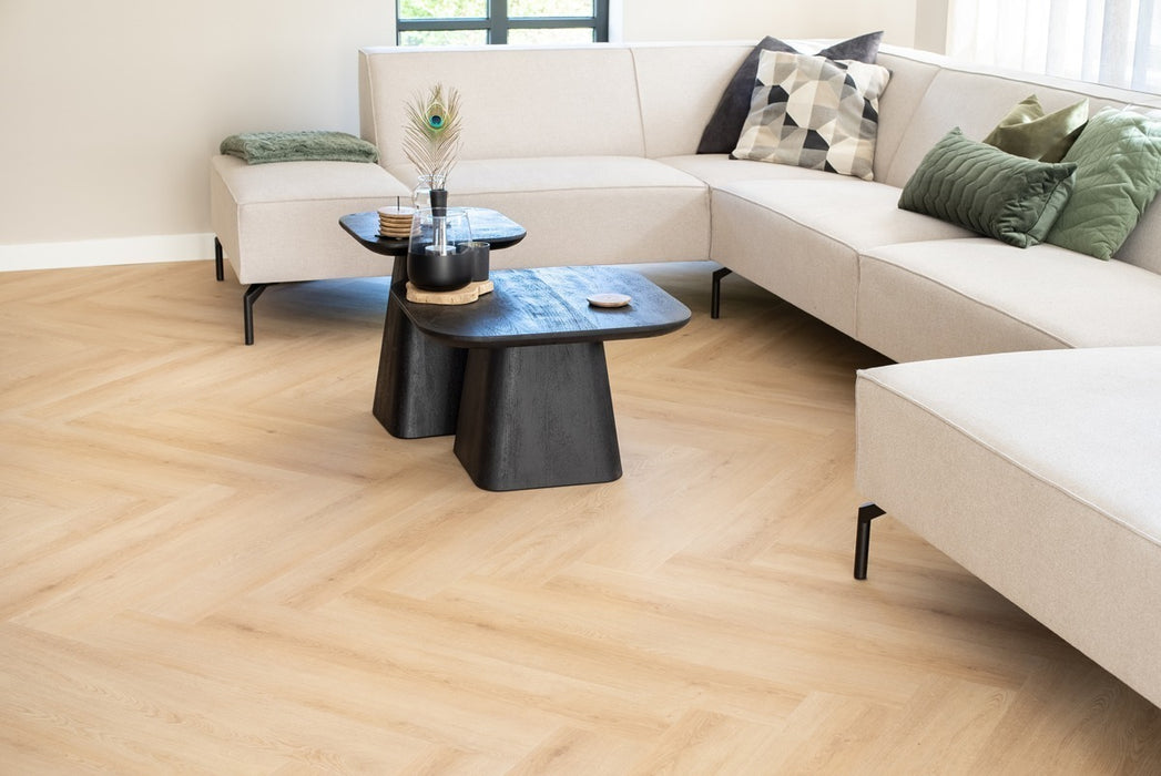 Floer Cetus Crème - Walvisgraat Click PVC