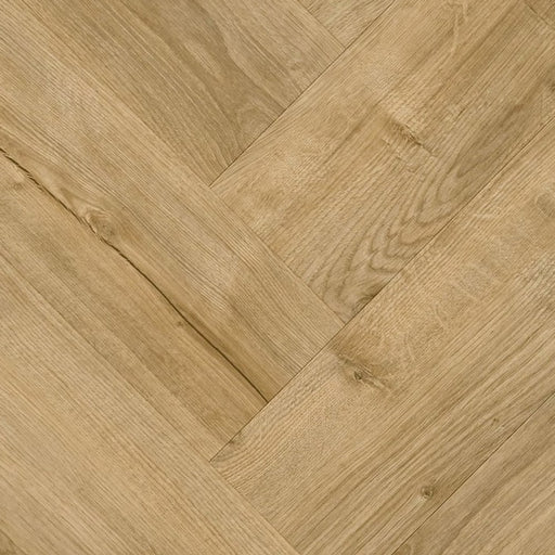 Vloerdetail Moduleo - Roots - Galway Oak 87275Y - Visgraat Plak PVC