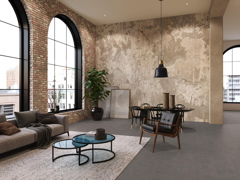FloorLife Kingsbridge Beton grijs - Tegel 135 x 30 Laminaat