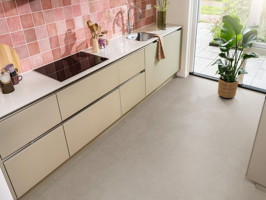 Ambiant Cerino Taupe - Tegel 90 x 45 Plak PVC Dryback