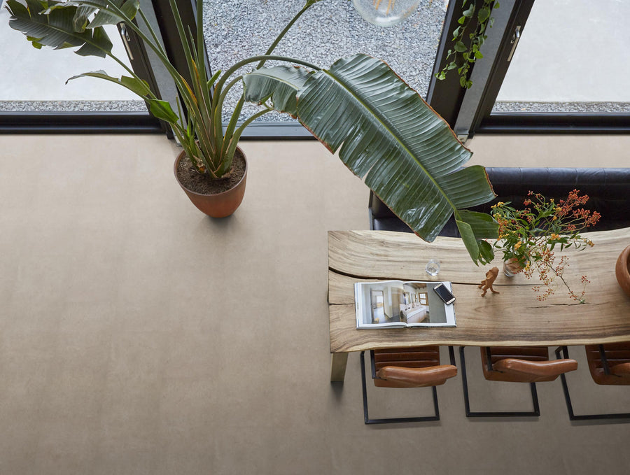 FloorLife Highbury XL Light grey - Tegel 90 x 90 Plak PVC Dryback