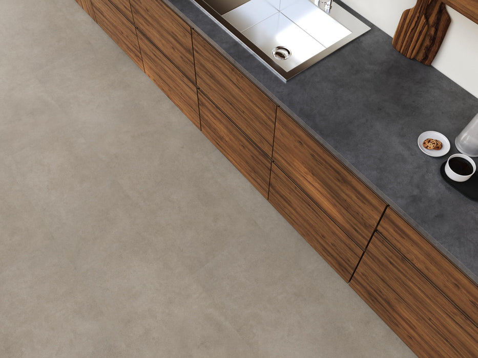 FloorLife Highbury XL Grey - Tegel 90 x 90 Plak PVC Dryback