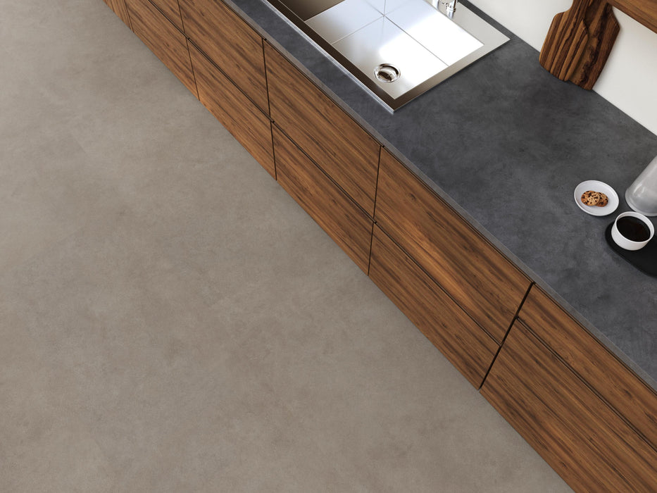 FloorLife Highbury XXL Warm grey - Tegel 120 x 60 Plak PVC Dryback