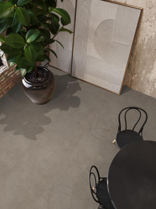 FloorLife Highbury XXL Warm grey - Tegel 120 x 60 Plak PVC Dryback