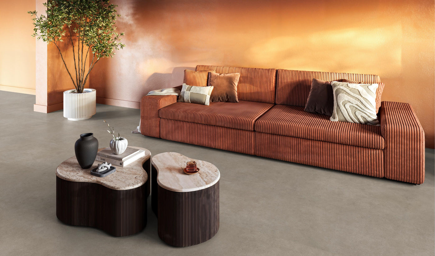 FloorLife Highbury XXL Grey - Tegel 120 x 60 Plak PVC Dryback