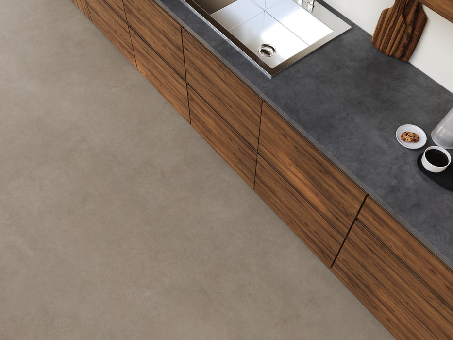FloorLife Highbury XXL Taupe - Tegel 120 x 60 Plak PVC Dryback