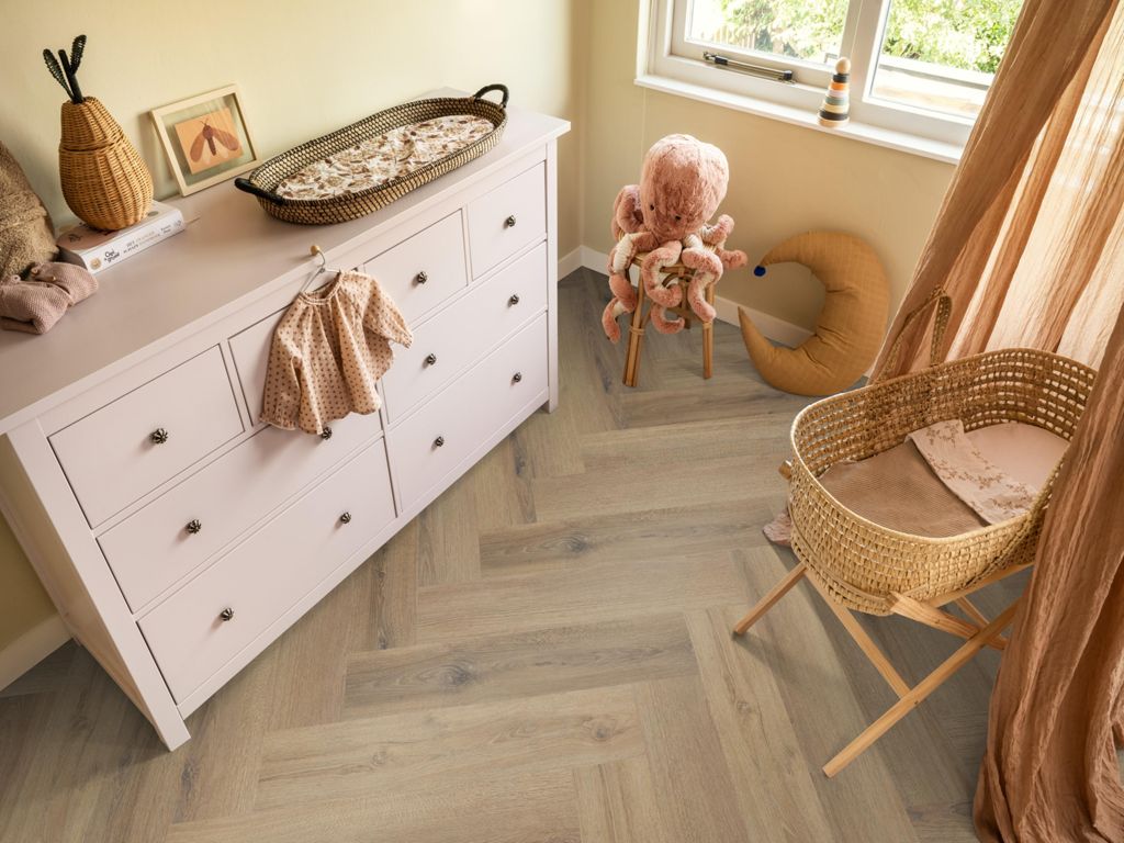 Ambiant Spigato Valento Light brown - Visgraat Plak PVC