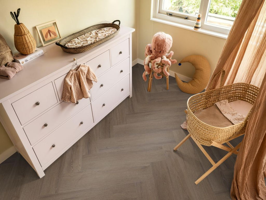 Ambiant Spigato Valento Brown - Visgraat Plak PVC