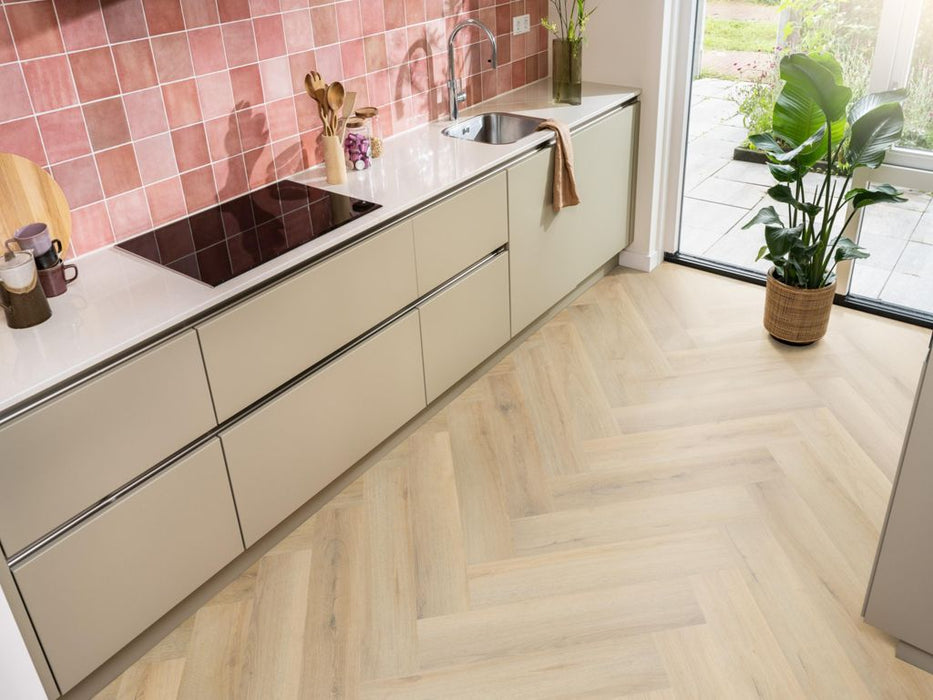 Ambiant Spigato Valento Natural - Visgraat Click PVC