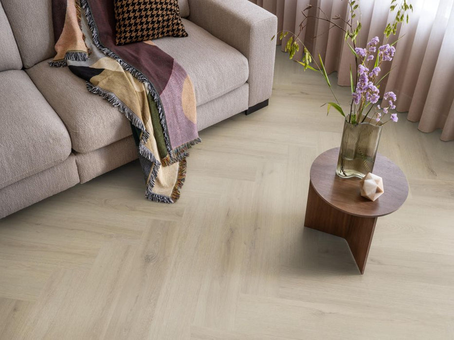 Ambiant Spigato Valento Beige - Visgraat Click PVC