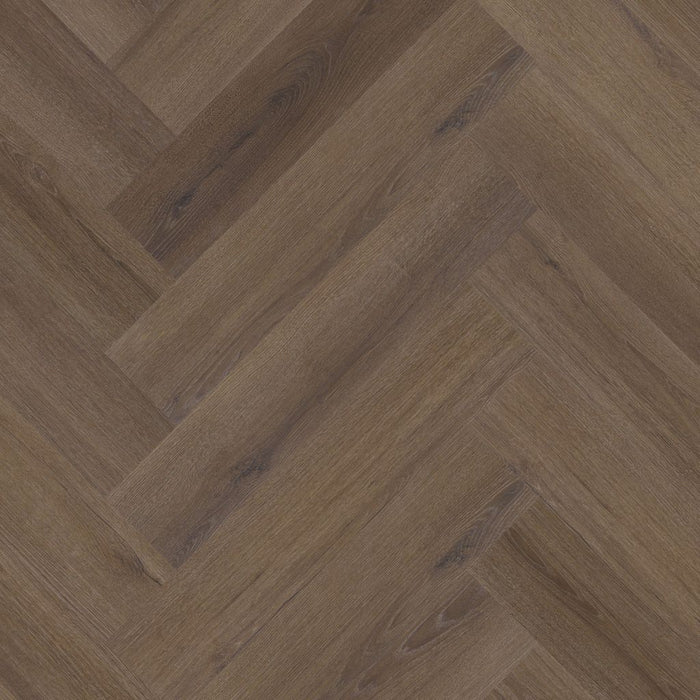 FloorLife YUP XL Greenford Brown - Visgraat Click PVC