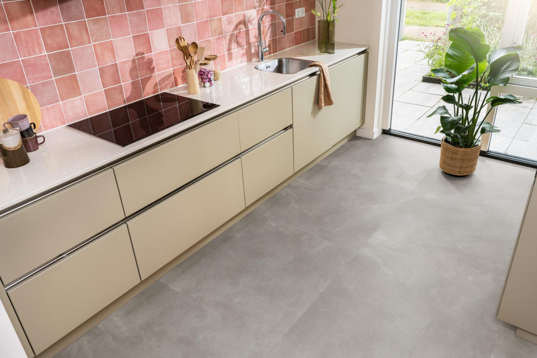 Ambiant Piazzo Warm grey | Tegel 45 x 90 Plak PVC dryback