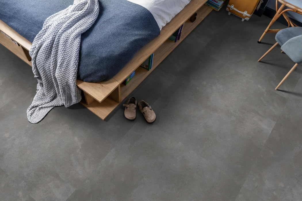Ambiant Piazzo XL Dark grey | Tegel 90 x 90 Plak PVC dryback