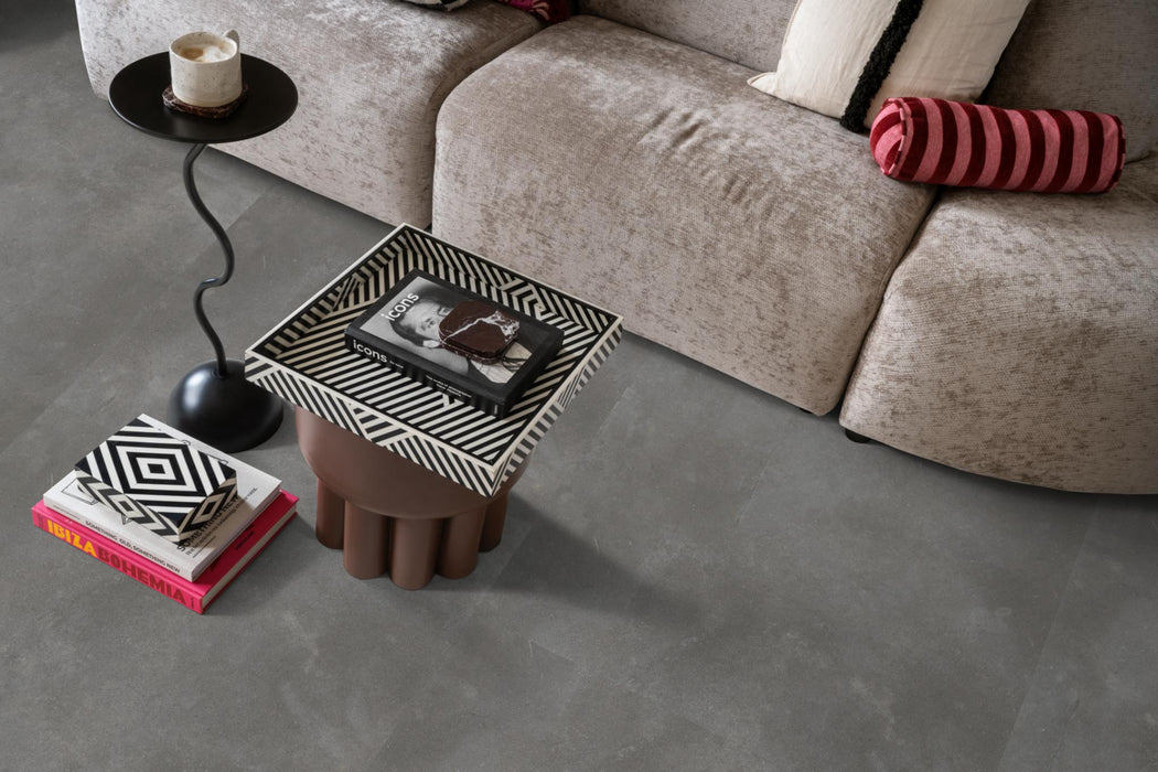 Ambiant Piazzo XL Dark grey | Tegel 90 x 90 Plak PVC dryback
